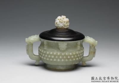 图片[3]-Jade Gui-shaped incense burner with knob pattern, late Ming to Qing dynasty (1522-1911)-China Archive